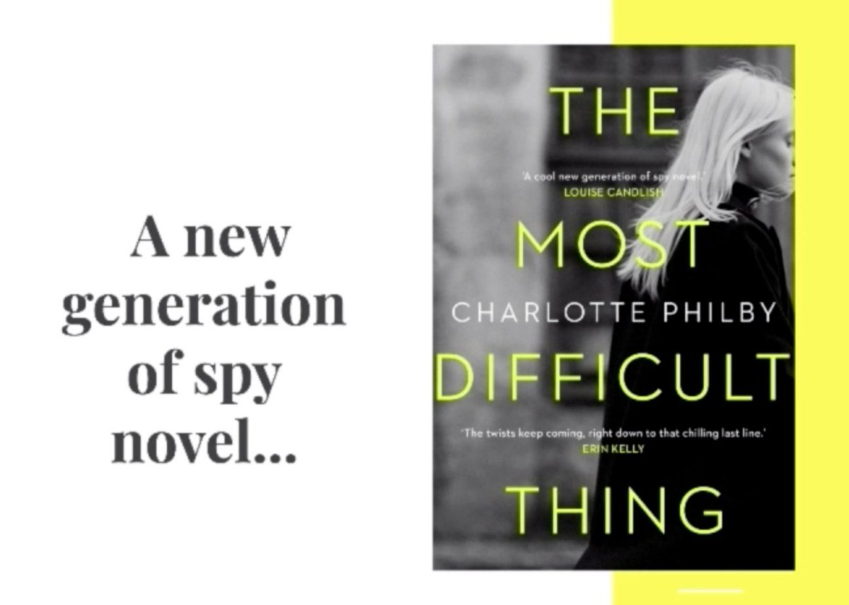 likewinterblue's tweet photo. Fascinating @bisscakes case study of pitch pivoting - Charlotte Philby's #TheMostDifficultThing spy thriller hardback became domestic suspense #PartOfTheFamily in paperback - securing Waterstones thriller of the month. #MPConf21 https://t.co/EzoTuDgfCk