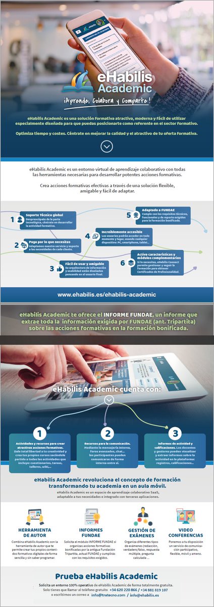 pacoalvarezvare's tweet photo. #Centros_de_Formación plataforma tecnológica que está especialmente concebida para responder a las necesidades de formación On-Line, 
Descargar nuestro catalogo y llámanos sin compromiso.
#formación #colegio #instituto #plataformas
https://t.co/za5tfpXbdU / 620 220 866 https://t.co/4lqtUm2W4c