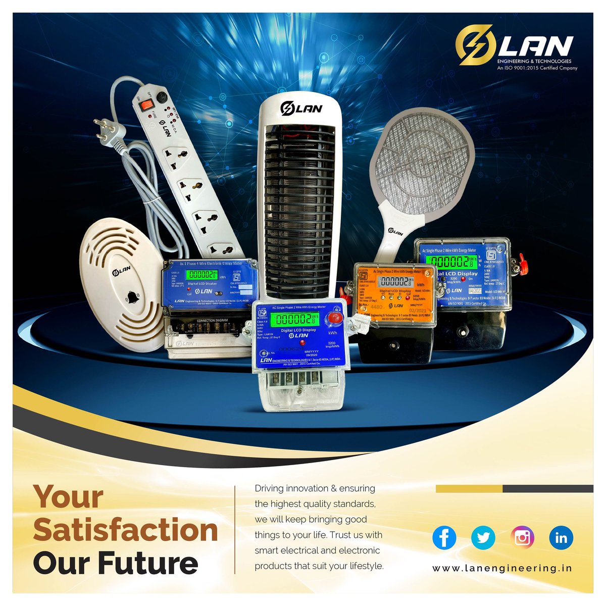 LanEngineering's tweet image. LAN is the leading manufacturer and exporter of smart electrical and electronic products. We are committed to  keep driving innovation and ensuring the highest quality standards for our customer&apos;s expectations and keep bringing good things to your life.
.
.
#LanEngineering