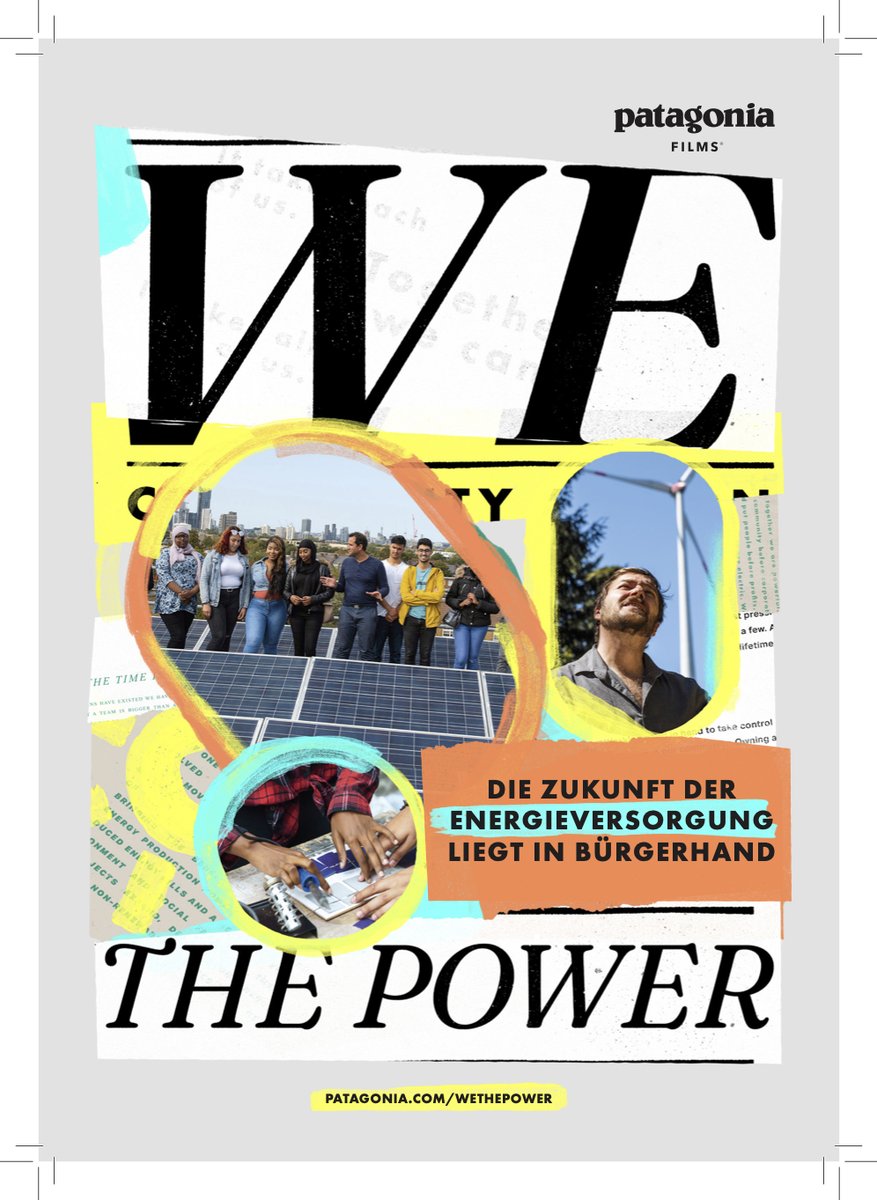 Patagonia - We the power, films-for-future.org und die Energiewendegenossenschaft (EWG) laden ein zum gratis Event zur Energiewende mit Filmvorführung:
Infos &amp; Trailer:
films-for-future.org/weitereevents
Bitte anmelden unter:  rotefabrik.ch/de/programm.ht…