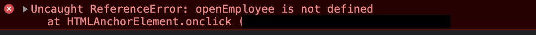 mirviviano's tweet image. What do you do when your function is defined but the browser console keeps saying that it's not defined? 
#fuckjavascript #javascriptshit #javascript #ihatejavascript #100DaysOfCode