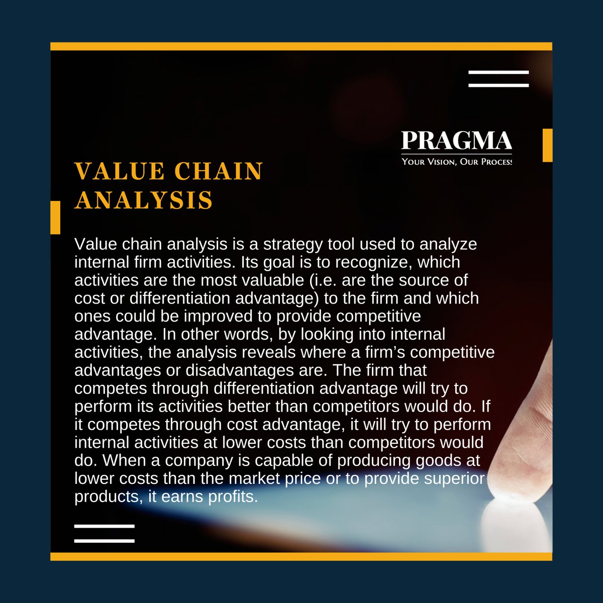 PragmaAdvisory's tweet image. It&apos;s your vision, and our process. #Pragma  #PragmaAdvisory
.
#ValueChainAnalysis #Finance #Ethiopia
