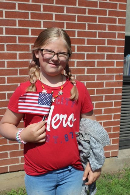 PalermoElem's tweet photo. 1st Assembly of 20-21 School Year! #FlagDay#GrandOldFlag @MACSPride https://t.co/7OvGVuCRgz