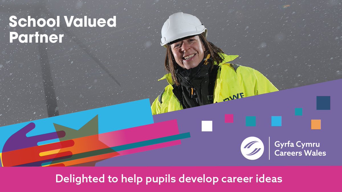 Employers! Would you like to become a #SchoolValuedPartner of your local school? You could help pupils develop career ideas and be a key factor in their future success 😊@RWE_Uk share their reasons for working with schools: careerswales.gov.wales/plan-your-care…