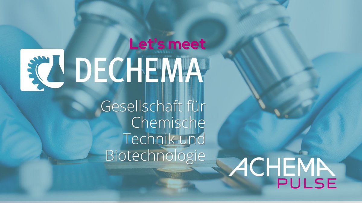 DECHEMA's tweet photo. Die #ACHEMApulse hat begonnen &amp; die #DECHEMA ist natürlich mit dabei.

Besuchen Sie uns &amp; erfahren Sie mehr darüber, was wir in den Bereichen #Chemie, #Bioökonomie, #Pharma, #Medinzintechnik, Energie &amp; Klima, Wassermanagement &amp; #Rohstoffe zu bieten haben: https://t.co/TjD1E4mtKZ https://t.co/HoH1x39x19