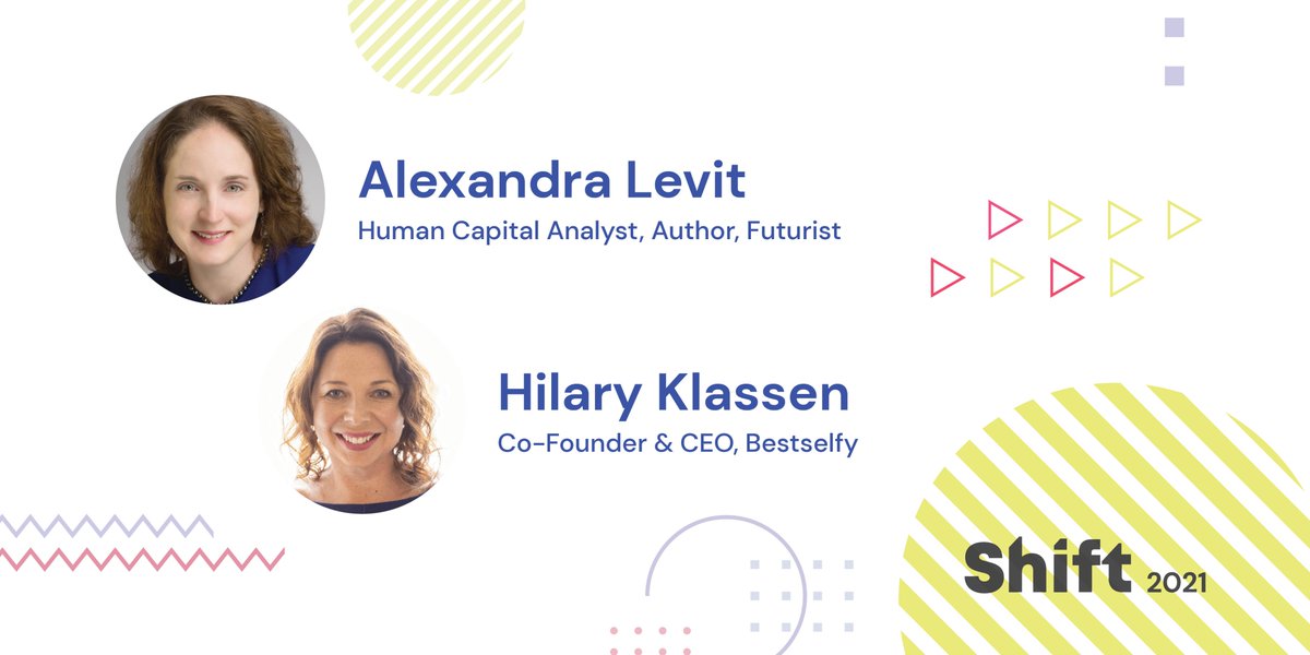 Do you know the 5 essential elements you need to learn and apply NOW for career durability? 🧐 Don't miss this session on “Career Durability” with <a href="/alevit/">Alexandra Levit</a> at #Shift2021 - June 17 👉 grab one of the last free tickets at shiftdigitalcareers.com!
<a href="/bestselfycoach/">bestselfycoach</a> #careers