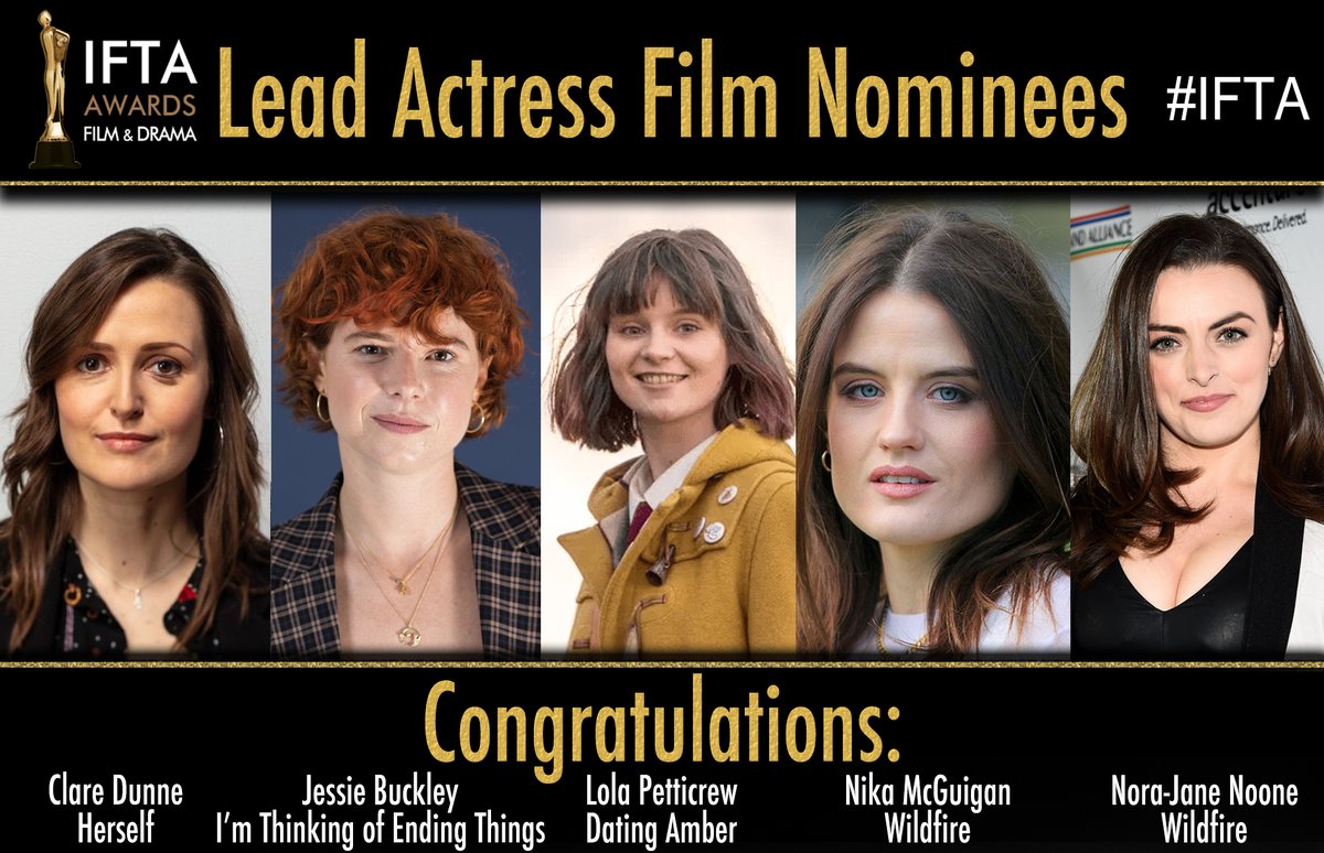 Comhghairdeas! The Lead Actress Film Nominees #IFTA #IrishFilm