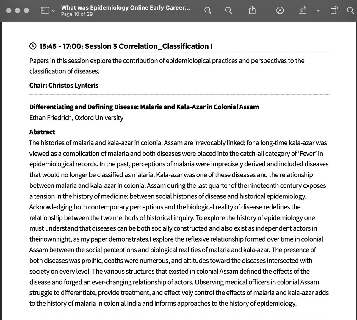 So excited to be presenting my Oxford Centre for the History of Science, Medicine and Technology PhD work today at the <a href="/EpidemyErc/">The Epidemy</a> workshop #whatwasepidemiology Great presentations and panel yesterday, cannot wait to see what is next! #hstm #historyofmedicine #epitwitter
