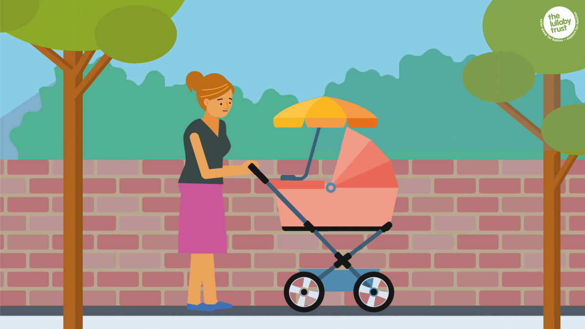☀️ Pram covers ☀️ 

Do not cover baby’s pram with blankets/cloths as this could cause your baby to overheat. Instead, use a parasol or shade to protect your baby from the sun, but make sure air can circulate and you are still able to see your baby and monitor their temperature.