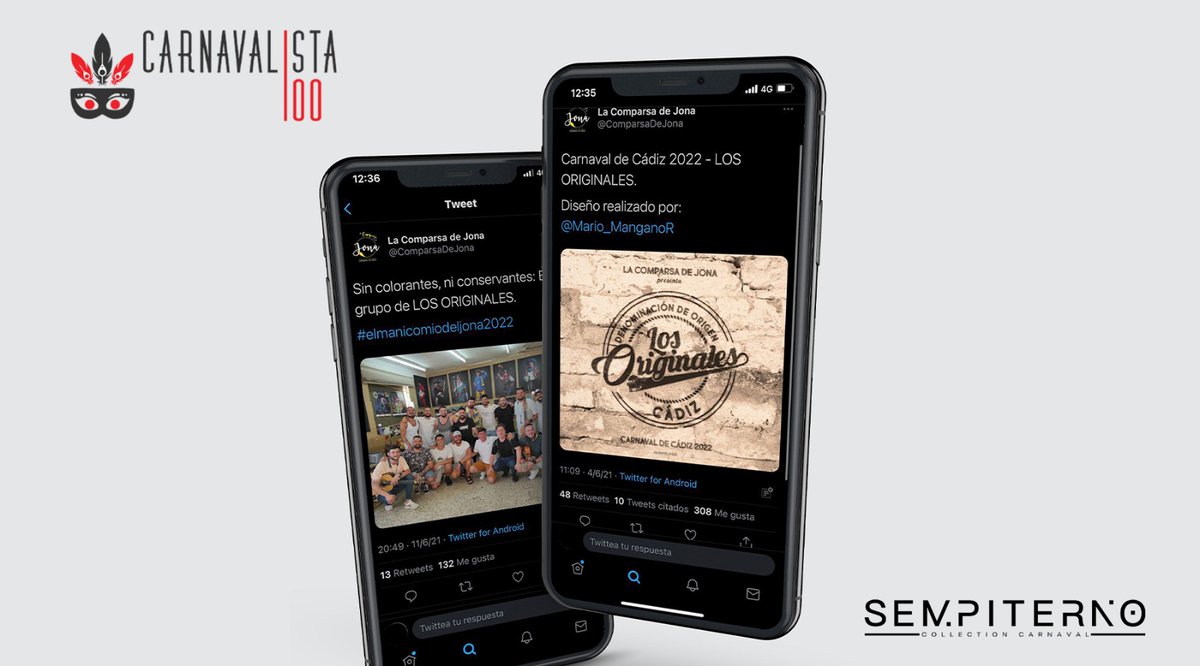 Hace unos días presentaba el Jona su proyecto para el Carnaval 2022, y presentaba al grupo el pasodoble que van a defender.

Seguro que nos ofrece otra maravilla ¡Toda la suerte del mundo para este año! <a href="/ComparsaDeJona/">La Comparsa de Jona</a> @JonathanPG1985