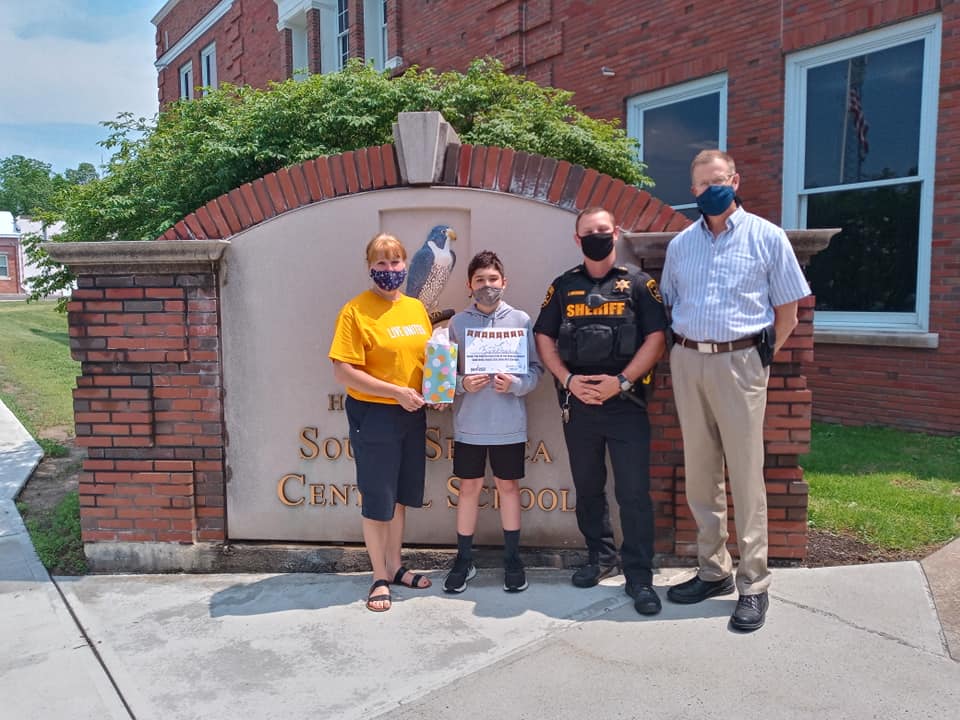 Congratulations to one of our 2021 Seneca County Student Art Contest winner from South Seneca School, 6th grader Zack D.