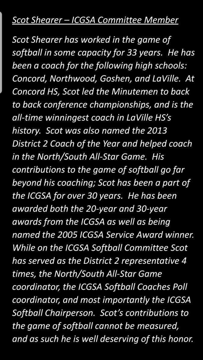 All-Star Week Day 2, let's honor our HOF Class of 2020 Inductees, who will also be honored Friday night along with our 2021 All-Stars &amp; Class of 21 HOF Inductees. 

Gordon Wood 
Crystal Inman Dombrowski 
Audrey Bickel
Scot Shearee