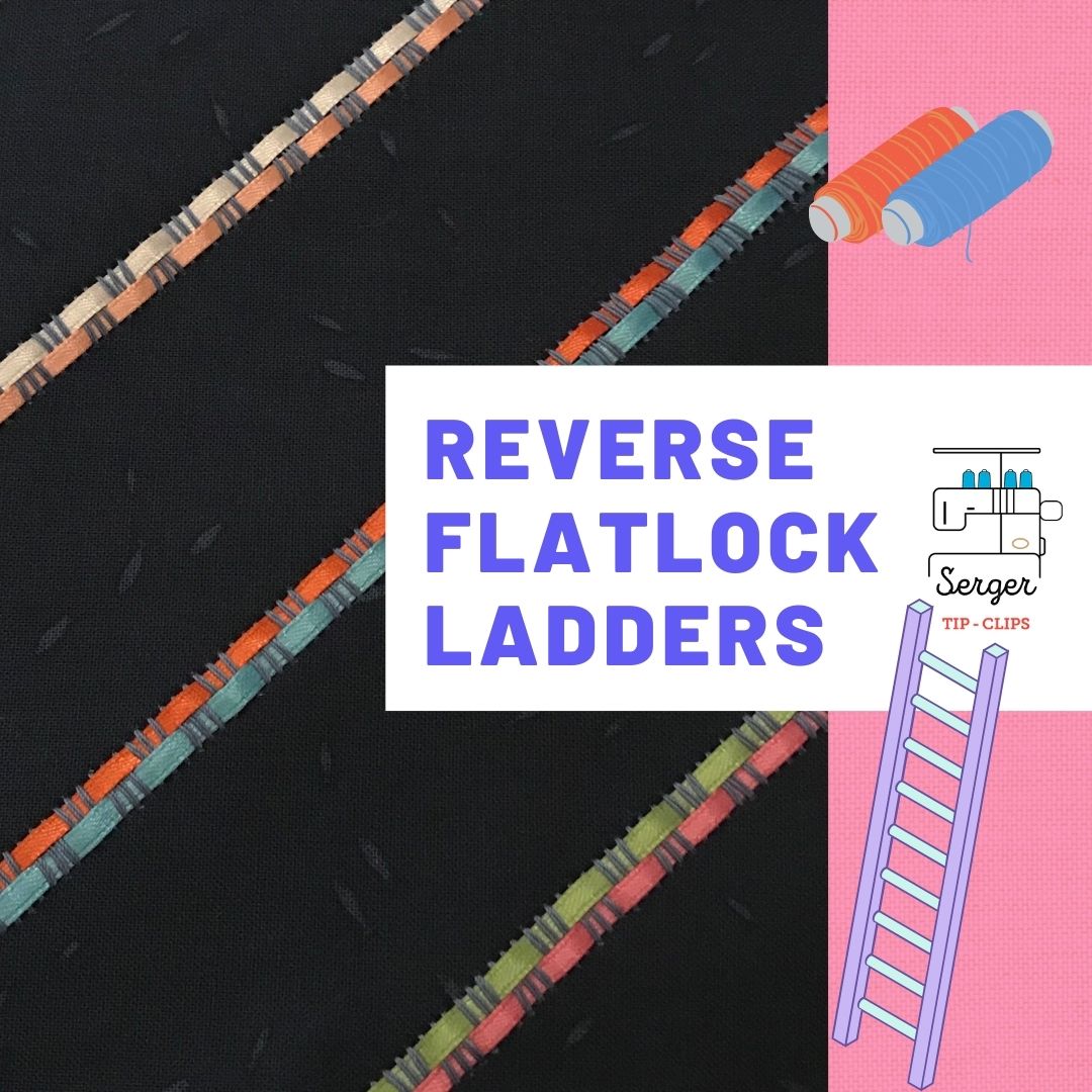 GailPatrice's tweet photo. I love playing with embellishment, but the Reverse Flatlock or “ladder stitch” is one of my all time favorite decorative stitches on a serger. Learn how to do this stitch on your serger plus kick up your surface design with an added weaving technique here https://t.co/If1ySaTntt https://t.co/WA2OF2y2Hl