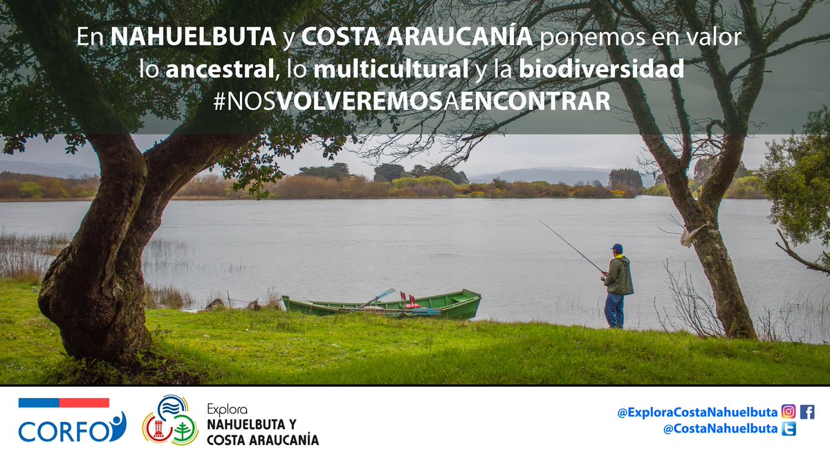 Cuídate, y cuida de los tuyos
#NosVolveremosAEncontrar
<a href="/Corfo/">Corfo</a> <a href="/corfoaraucania/">Corfo Araucanía</a> <a href="/transforma_tur/">Transforma Turismo</a>