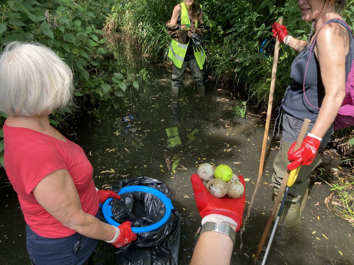 qwag's tweet photo. Balls!  Our 3rd event for 2021 #3RiversCleanUp #3RCU - this time on the A20-Mottingham Lane-Dutch House stretch of the #RiverQuaggy

Thanks to all who removed lots of rubbish. V little Himalayan Balsam. Due to us removing loads in 2020??? #healthyriversproject #invasivespecies https://t.co/XxelpfJtje