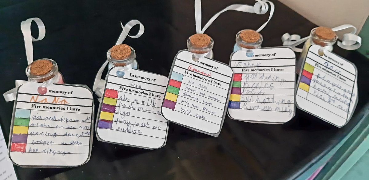 ejcurthoys's tweet image. Love these little memory jars that our ELSA made with one of the Bereavement Groups. This is the first year we have needed this intervention 😥