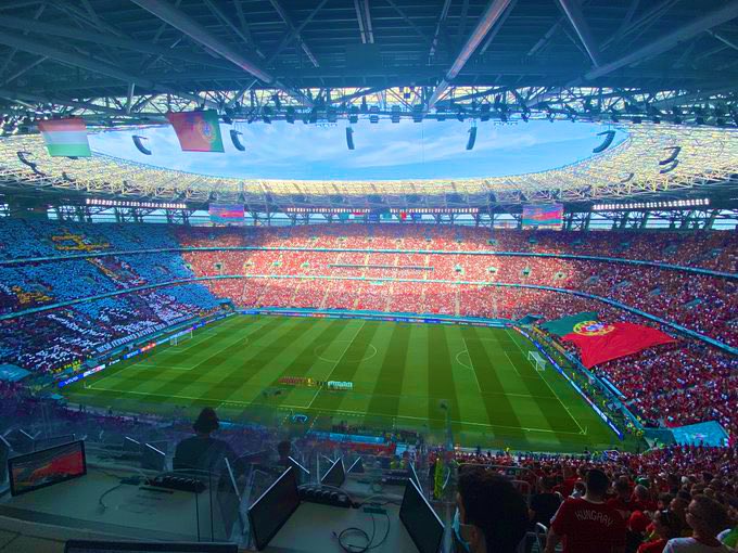 AwayDays_'s tweet photo. Full stadium for the Hungary vs Portugal game today😍 https://t.co/JWzRJh39PV