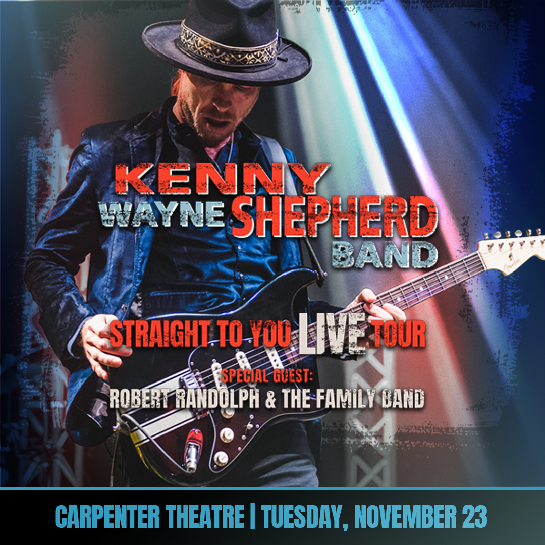 DOMEnergyCenter's tweet photo. JUST ANNOUNCED: 5-time Grammy nominated guitarist Kenny Wayne Shepherd, with special guest Robert Randolph, live at Dominion Energy Center on Nov 23rd. Tickets go on sale this Fri, June 18th. For more info visit https://t.co/MQ0DpOtUNc. https://t.co/aDXyGis2DK