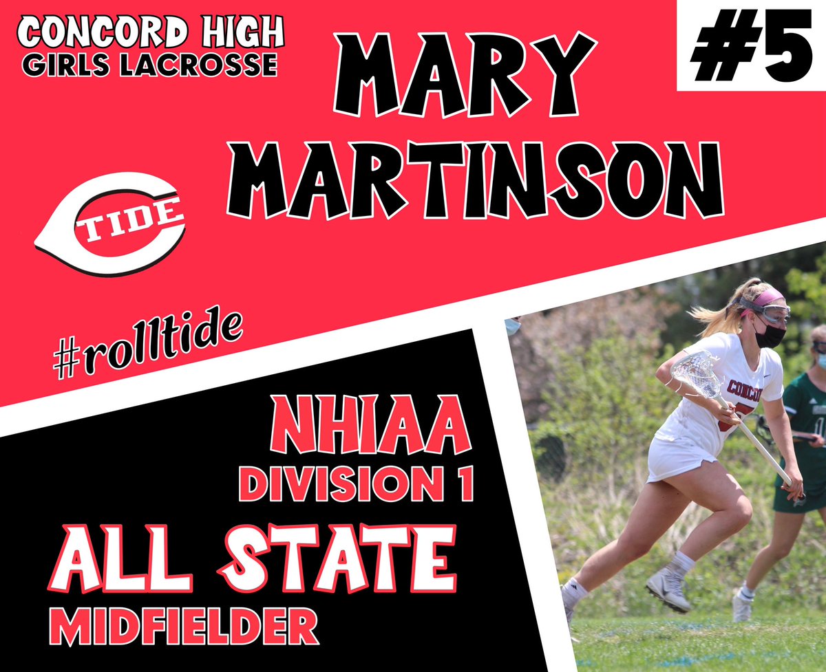 CHSTideGirlsLax's tweet photo. Congrats to Maria Armaganian, Mary Martinson and Kaitlyn McKinnon for earning NHIAA D1 All-State! 👏👏 https://t.co/TIhGk6ySFg