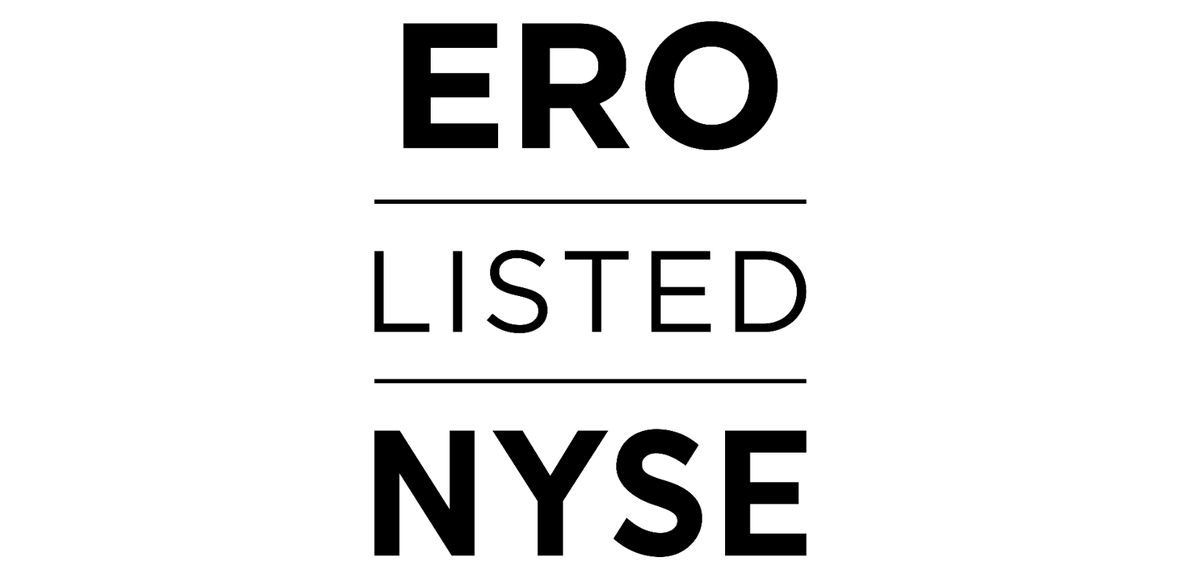 EroCopperCorp's tweet photo. We are excited to announce that Ero Copper is now listed and trading on the NYSE under the ticker symbol "ERO"! https://t.co/E2GfNKYW4U