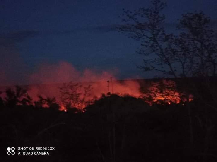 NangHaymar's tweet photo. Since the afternoon, SAC have been storming Kinma Village in Pauk. Villagers are fleeing,and the elderly who could not run were left in the village. The elderly were reportedly engulfing flames as SAC set fire to homes. #WhatsHappeningInMyanmar #June15Coup https://t.co/HBUS1v6E6s