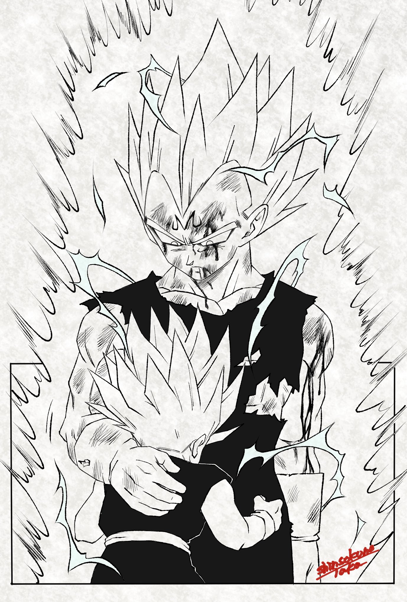 神速の鷹 ベジータ トランクス 元気でな トランクス ドラゴンボール ドラゴンボールイラスト 神速の鷹 ベジータ トランクス 魔人ベジータ 少年トランクス Dragonball T Co X73krjpvum Twitter