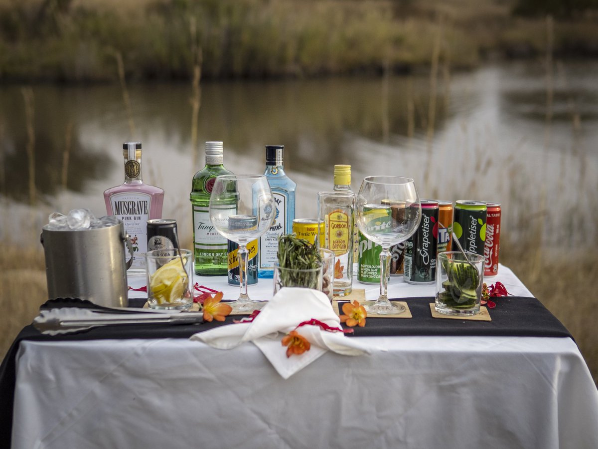 A rather civilised end to a #Tuesday - G&amp;T's at the hippo pool in @BabanangoR 

Smashing.

#MySouthAfrica #BecauseSouthAfrica #ShareSouthAfrica