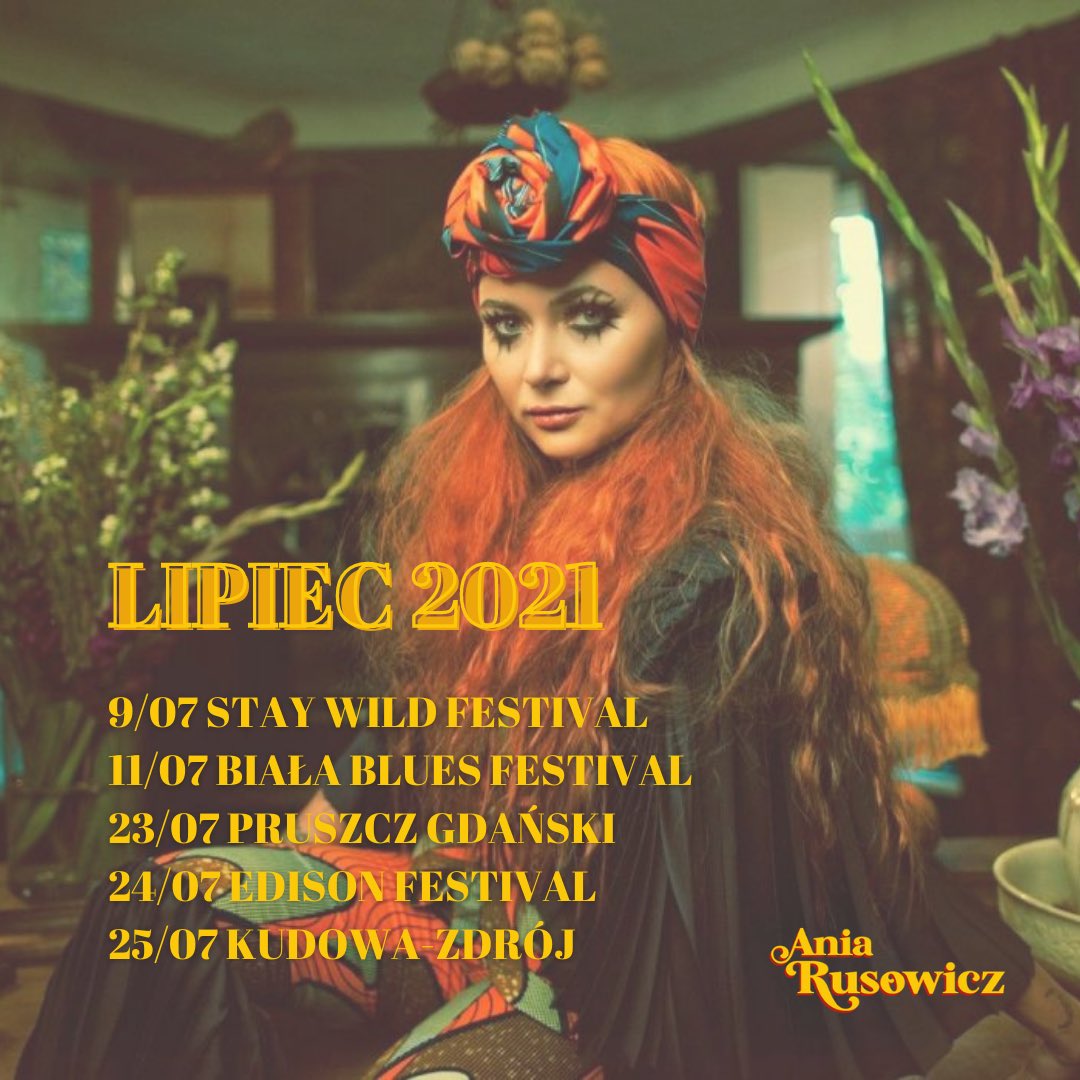 Plany na lipiec 💥 #aniarusowicz #koncerty