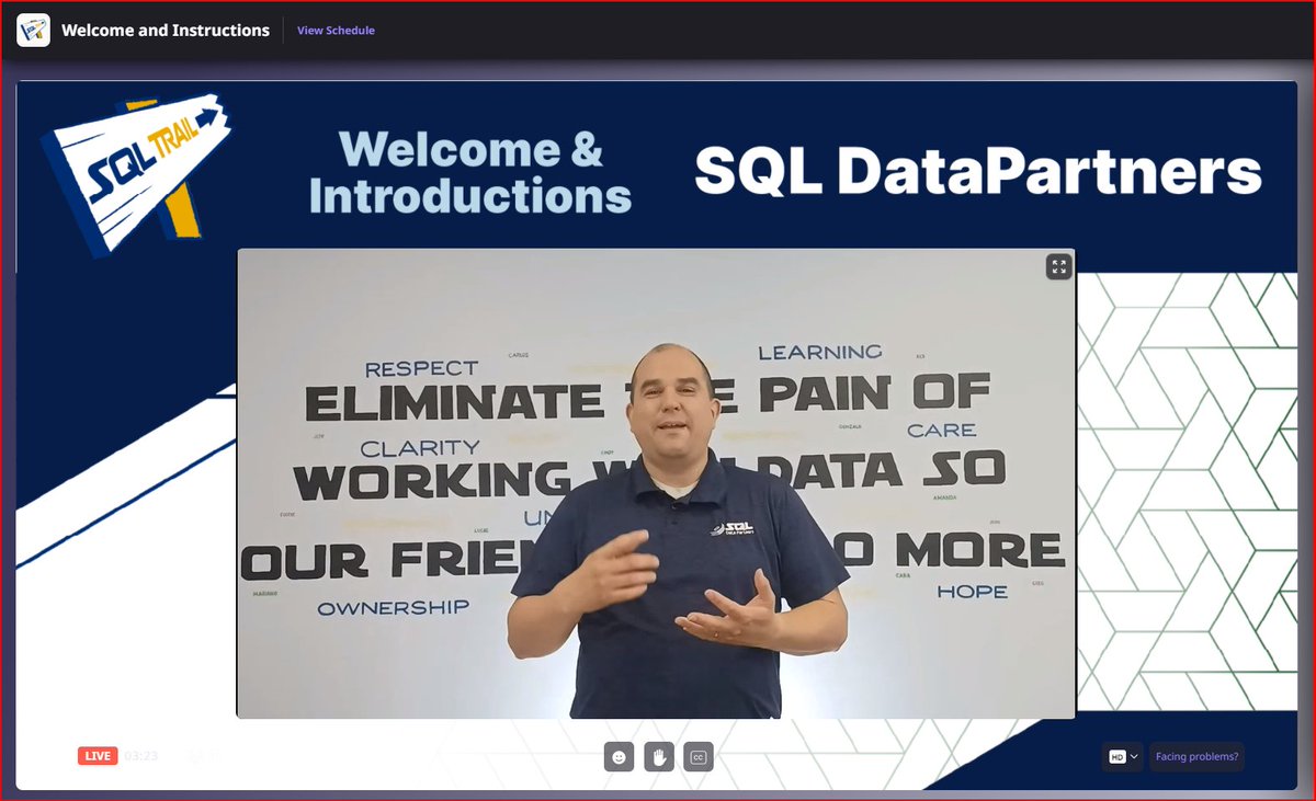 watsonhqcom's tweet image. Compañeros!

#SQLTrail is happening now!

sqltrail.com