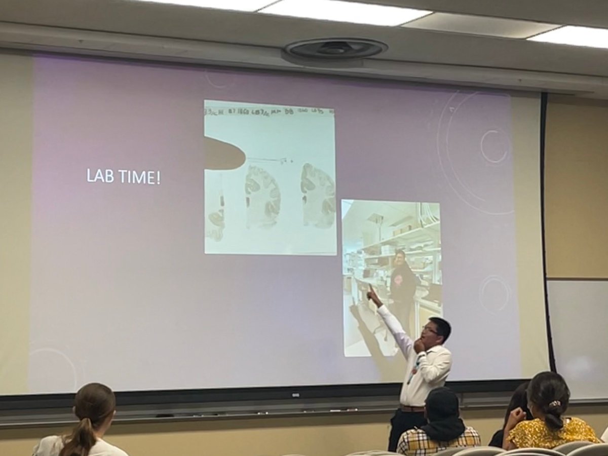 SaraFreemanPhD's tweet image. So proud of my mentee Aidan for his presentation today about his experience with USU's #NASMP2021. It was a pleasure teaching him about hormones, brains, and behavior in my lab this summer.
