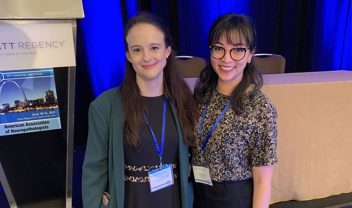 Congrats Kathryn Eschbacher, Eleni Constantopoulos and <a href="/theREALaivisaur/">aivi like the plant (she/her)</a>, award for best neurodegen case #neuropath2021: Neuronal intranuclear inclusion disease, recently linked to NOTCH2NLC repeat expansion, aggregates from poly-gly RAN translation.