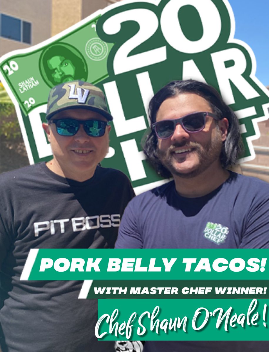 20DollarChef's tweet photo. New episode of #20DollarChef is up! Opened up @iplaycornhole Vegas Nationals grilling it up with @MASTERCHEFonFOX winner and @PitBossGrills ambassador!! @djshaunoneale!!! 

Watch here: https://t.co/NHgDjHNl0U https://t.co/nwystr7a1V