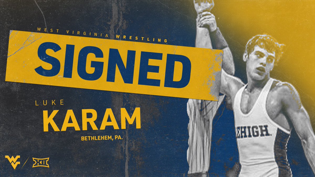 WVUWrestling's tweet photo. Mountaineer Nation, please join us in officially welcoming @Luke_Karam to the squad! We’re looking forward to welcoming you to Morgantown! #HailWV https://t.co/6yTovXRdk7