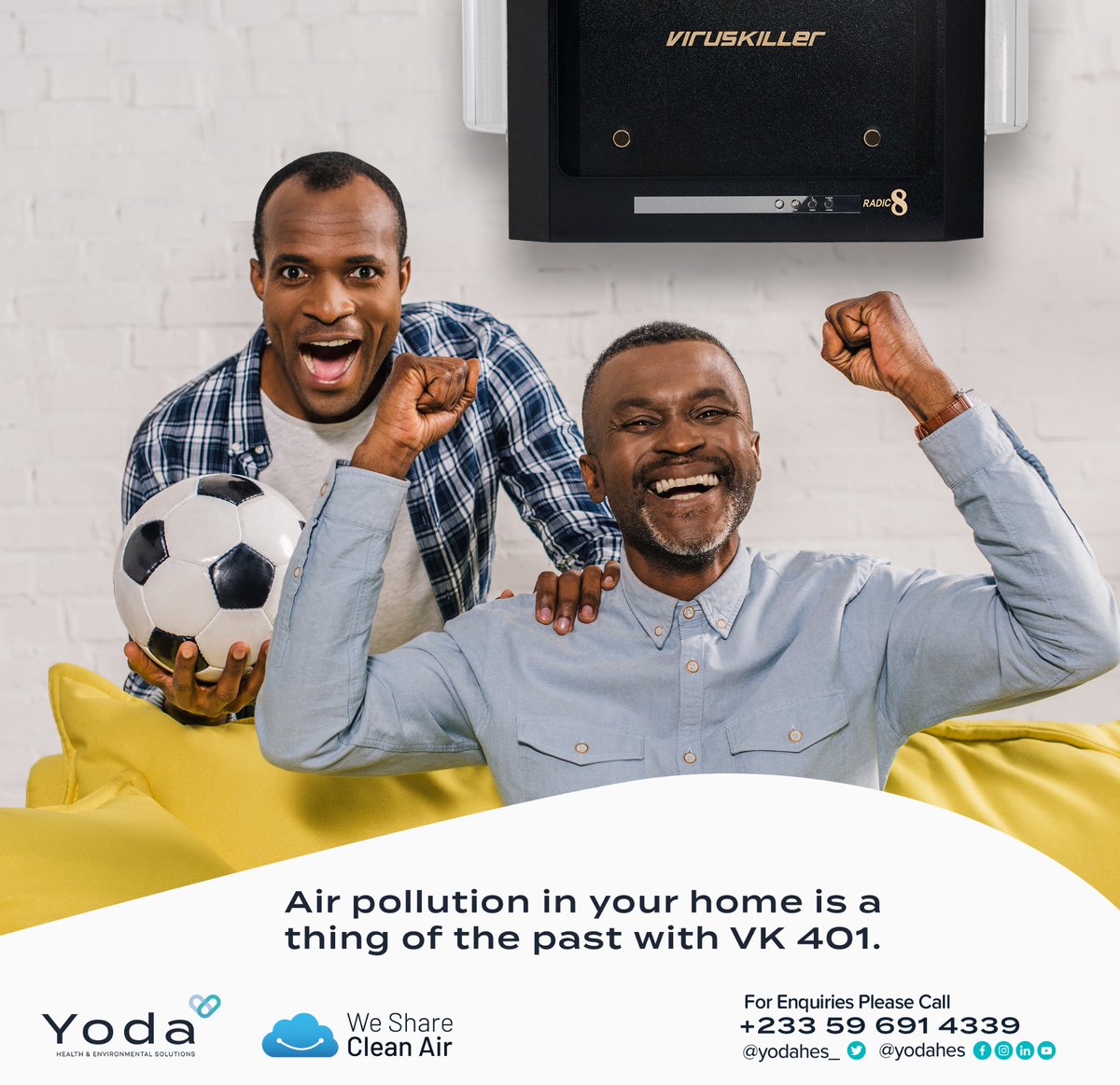 High levels of indoor air pollution can cause fatigue and lead to poor quality of sleep, resulting in a weakened immune system and longer recovery periods. #WeShareCleanAir
