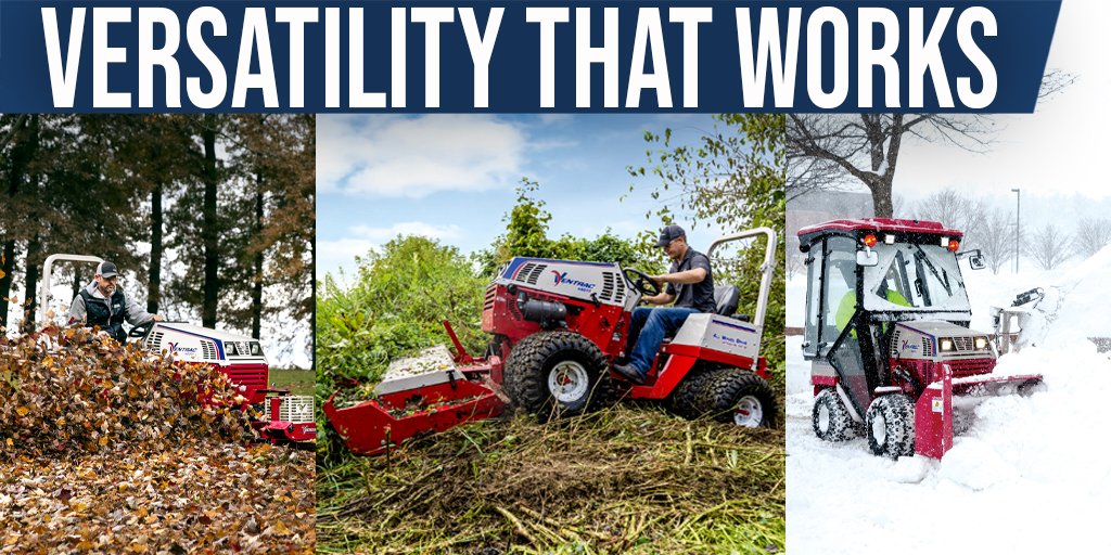 ventrac's tweet photo. #Ventrac has attachments for every season. It is a contractor’s one tractor solution. #VentracVersatility
See it in action: https://t.co/I1osFBToiy https://t.co/39EczRMW8C