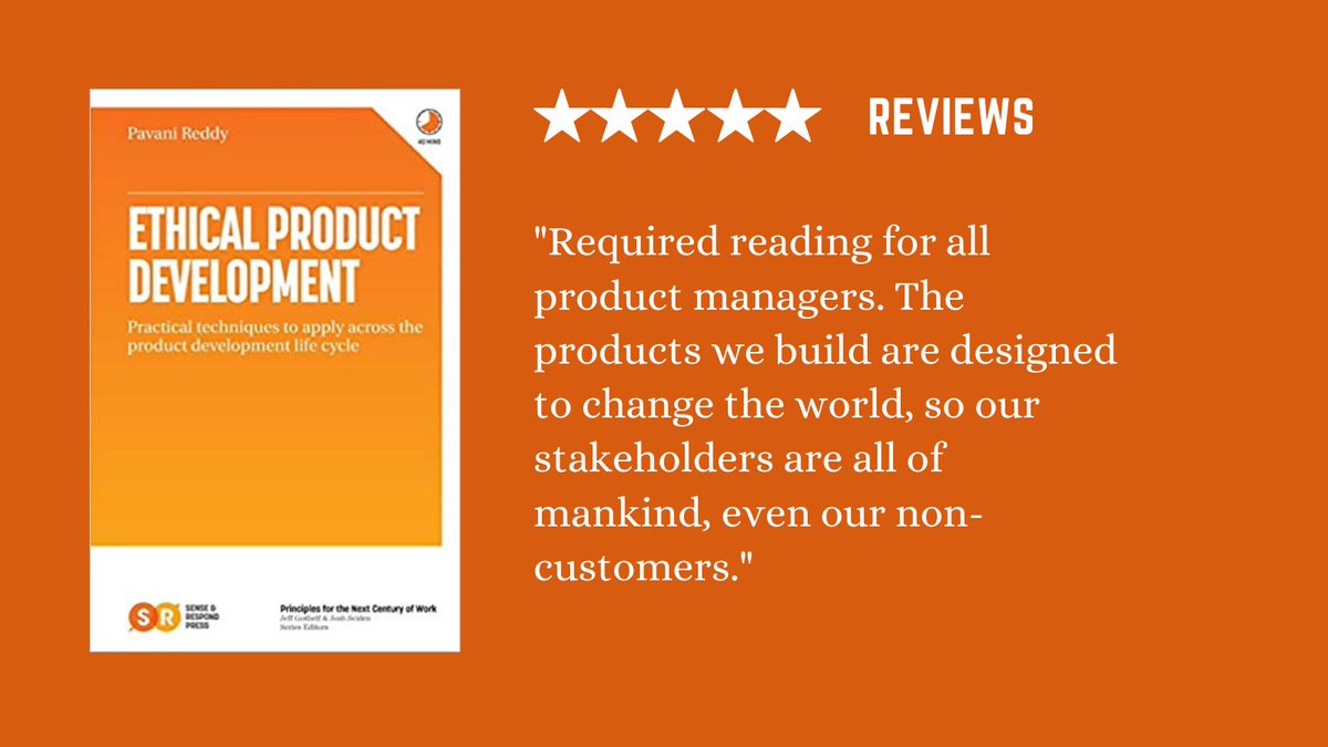 Pavani Reddy | Ethical Product Development: Practical techniques to apply across the product development life cycle: buff.ly/32OU5EO