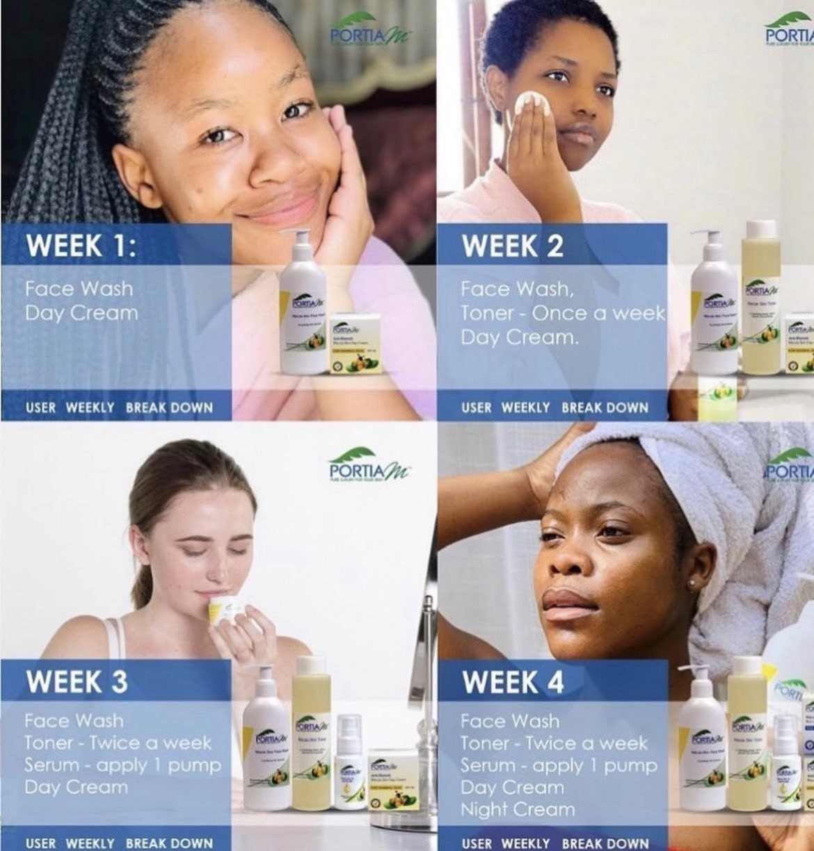 Portia M Skin S on Twitter "The Marula Weekly breakdown will guide you