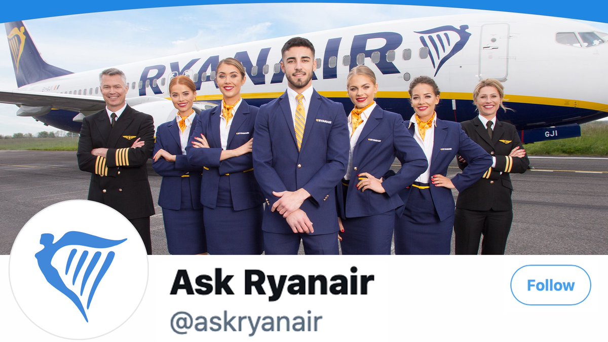 Ryanair tweet media