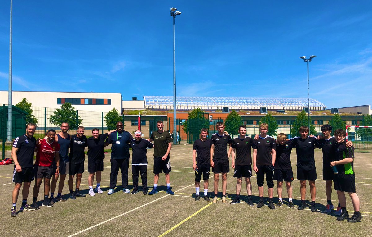 OfficialNUSA's tweet photo. No-one is bigger than the team at #AmazingNUSA! Staff vs Pupils in both #Netball and #Handball was absolutely majestic. To share the court with our #Year11 pupils was an absolute honour! #Teamwork #Sport #ThisWeatherThough โ๏ธ๐โ๏ธ #Determination #Resilience #TheNUSAWay ๐ค https://t.co/Fc0QrXMB9Y