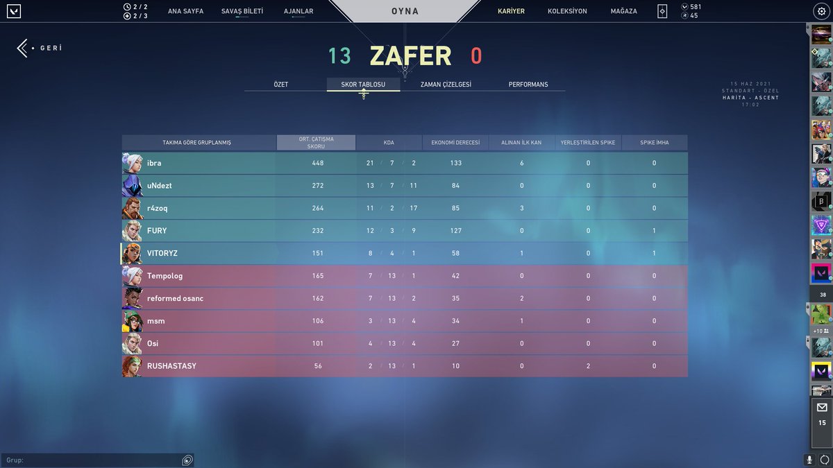 ESA Esports Open Fire 2. Tur vs Old Fingers BO3 2-0 (Ascent 13-0, Haven FF)