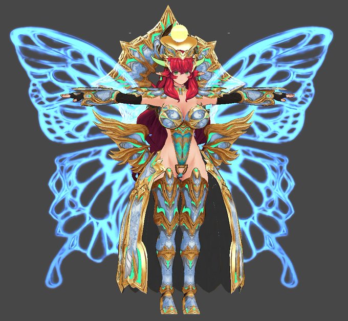 現在、1枚目の3Dモデル「さいくらちゃん」をベースに、二枚目のイラスト「シャベタイ」の3Dモデルを製作しています。8月には販売する予定です。 