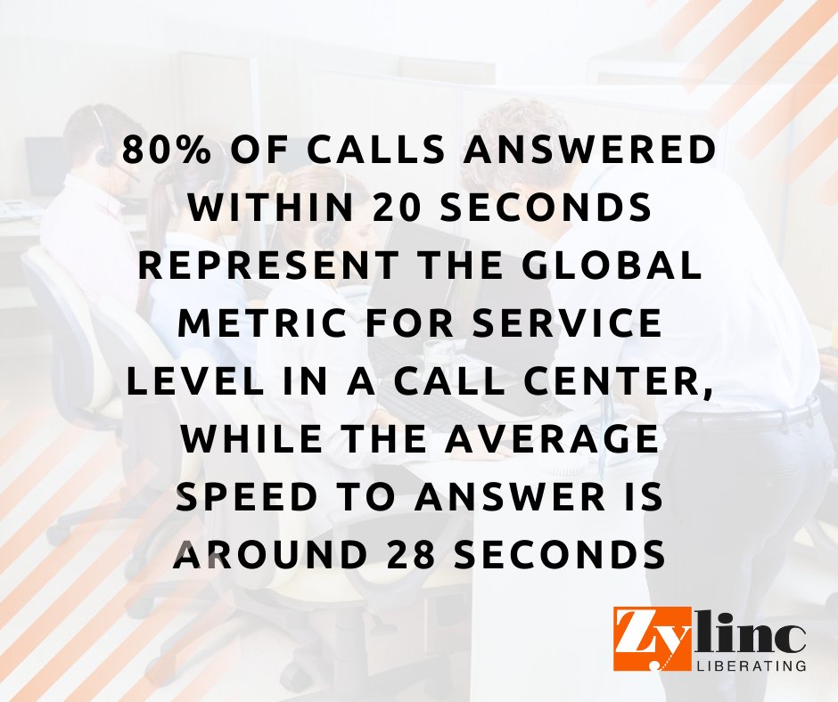 Zylinc's tweet photo. Is your ogranization's contact center fitting within these metrics?

#callcenter #contactcenter #callhandling #contactcentermanagement #business #b2b #b2c #customerservice #custserv #CX #communications https://t.co/56AC6aIYir