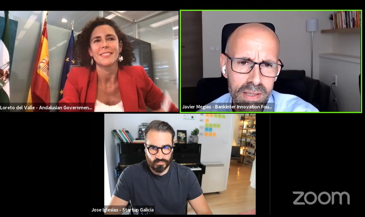 StartupAnd_'s tweet photo. @sesamers @Startup_VLC Y empieza la primera de las sesiones titulada "Beyond Madrid and Barcelona" en la que participa @LoretoDelValle de @EconomiaAnd para hablar del ecosistema de #startupsAND junto a @jmegias de @FundacionBKT y miembro de @startup_VLC y @Joifer de @Techstars_ES que hablará de Galicia https://t.co/jCcmQJGr8j