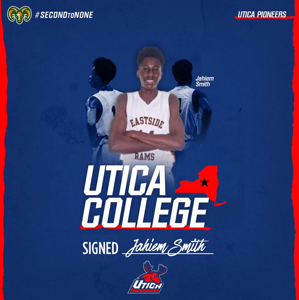 RowdyEHSRams's tweet photo. 🏀 Jahiem Smith 🏀 🖊 @UticaBBall #HEEEEM #GoRams https://t.co/BtEzimZgJb