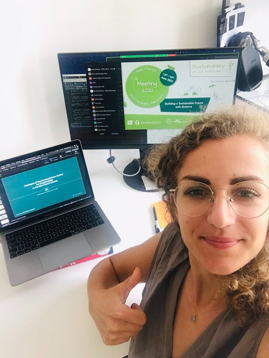 sustainable_mpg's tweet photo. Our 2-day Network Meeting justed started - orga team getting ready: get your screens and greenscreens ready!
👨💻🌿💻⌨️👩💻
#BuildingSustainableScience https://t.co/x3HydQMGoX