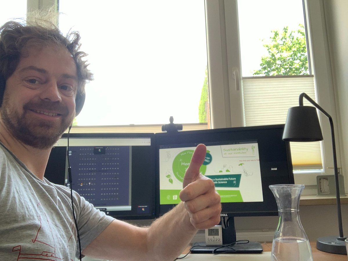 sustainable_mpg's tweet photo. Our 2-day Network Meeting justed started - orga team getting ready: get your screens and greenscreens ready!
👨💻🌿💻⌨️👩💻
#BuildingSustainableScience https://t.co/x3HydQMGoX