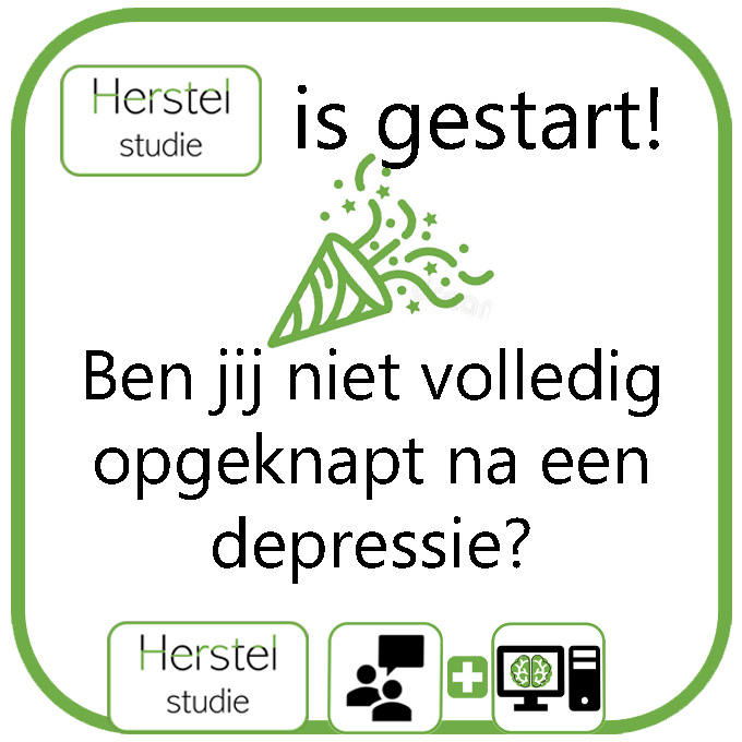 Heb jij nog depressieve klachten? Dan is de HERSTEL-studie wat voor jou! We onderzoeken een nieuwe aanpak om volledig te herstellen van depressie. Meld je aan via herstelstudie@amsterdamumc.nl of voor meer informatie herstelstudie.nl 

#nieuwestart
#depressief
#herstel