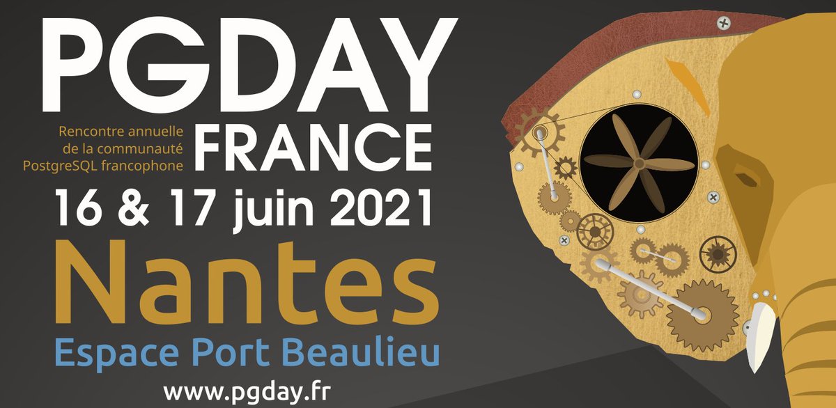 ⚠️ Quelques changements de dernières minutes au niveau du programme des conférences du jeudi  !  

pgday.fr/programme

Merci à tous les orateurs pour la richesse de ces sujets !

#PostgreSQL