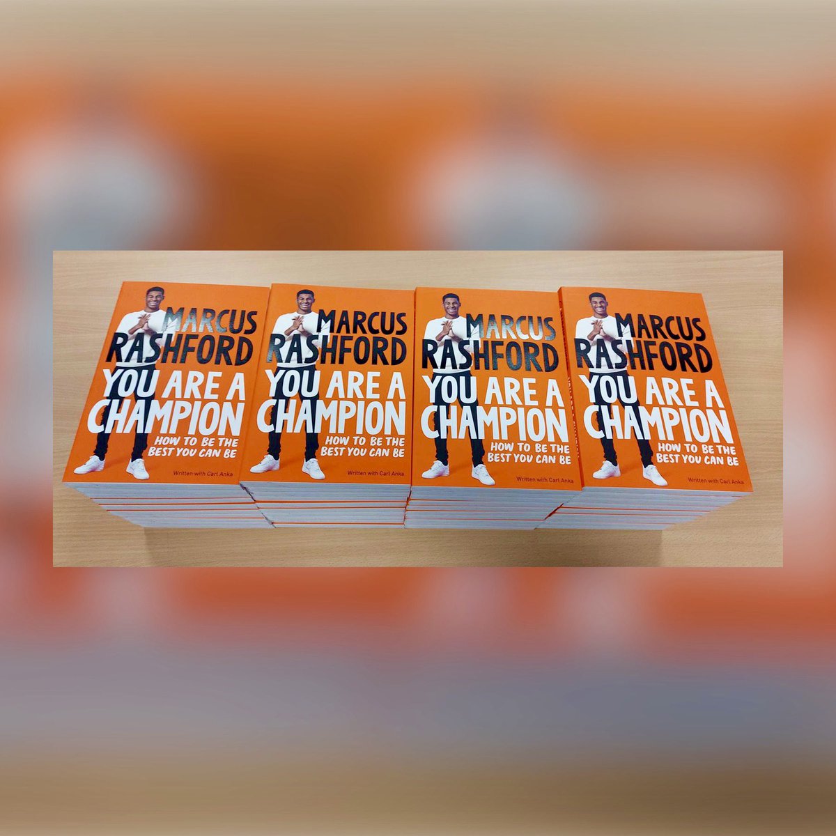 Thank you to <a href="/VisionForEd/">Vision for Education</a> for donating 40 copies of Marcus Rashford’s excellent new book. Our students and staff will love them. <a href="/MarcusRashford/">MR14</a> <a href="/gareth_gaston/">Gareth Gaston</a> 🧡 #marcusrashfordbook