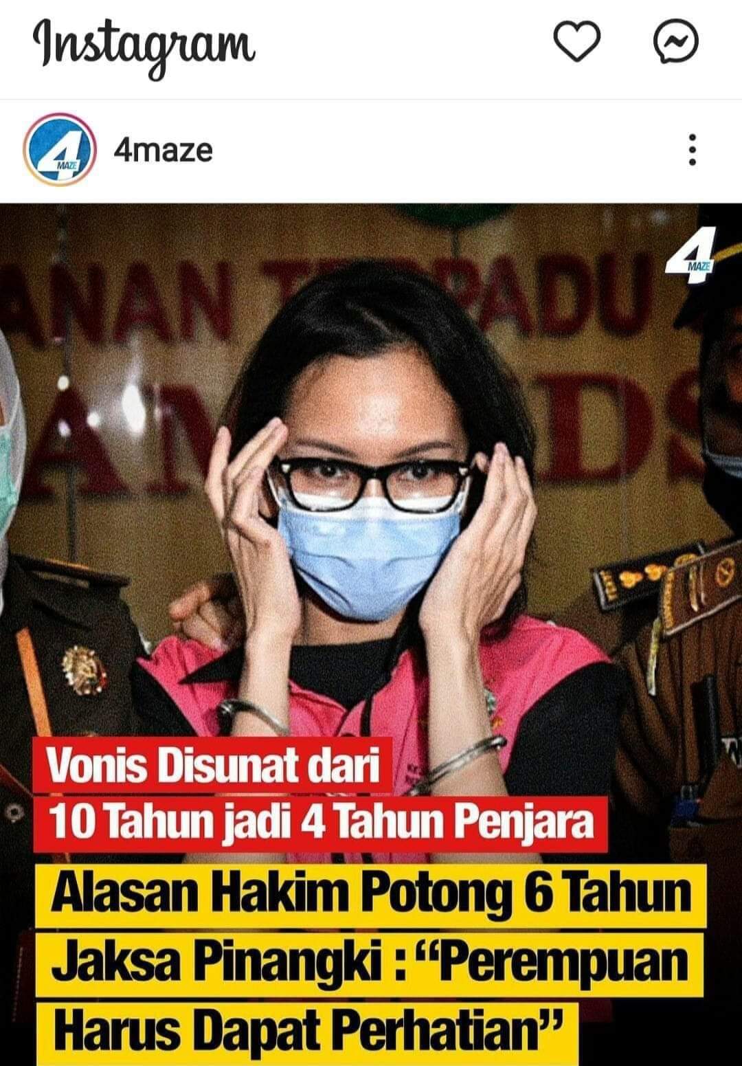 Ig Narkosun A Twitter Gimana Nih Pak Mohmahfudmd Kok Hukuman Buat Jaksa Pinangki Malah Disunat Alasannya Krn Perempuan Emang Hukum Melihat Gender Ya Tapi Nenek Asyani Juga Perempuan Dituntut 1 Tahun Penjara